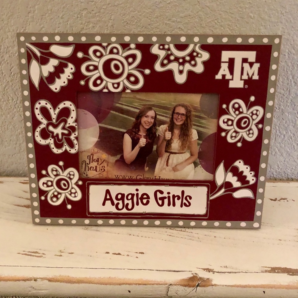 Texas A&M wooden picture frame